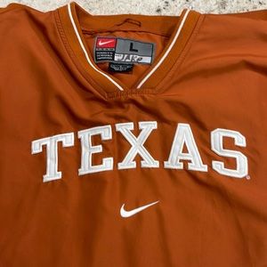 UT Pullover - University of Texas Nike Windbreaker - Large - Texas Longhorns